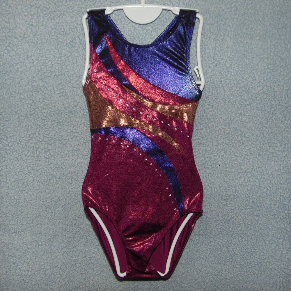 Balera Purple Gold Leotard LC